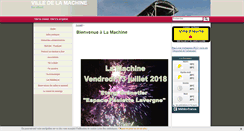 Desktop Screenshot of mairie-la-machine.fr